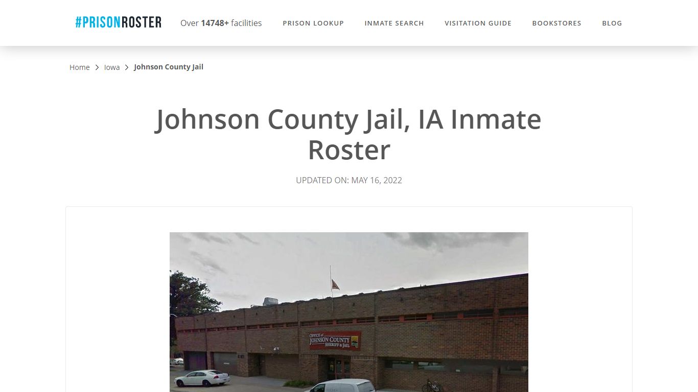 Johnson County Jail, IA Inmate Roster